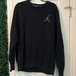 Air Jordan Black Sweatshirt. Size XL.